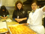 Receiving Instructions from Chef Cris